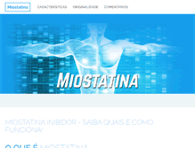 Tablet Screenshot of miostatina.com